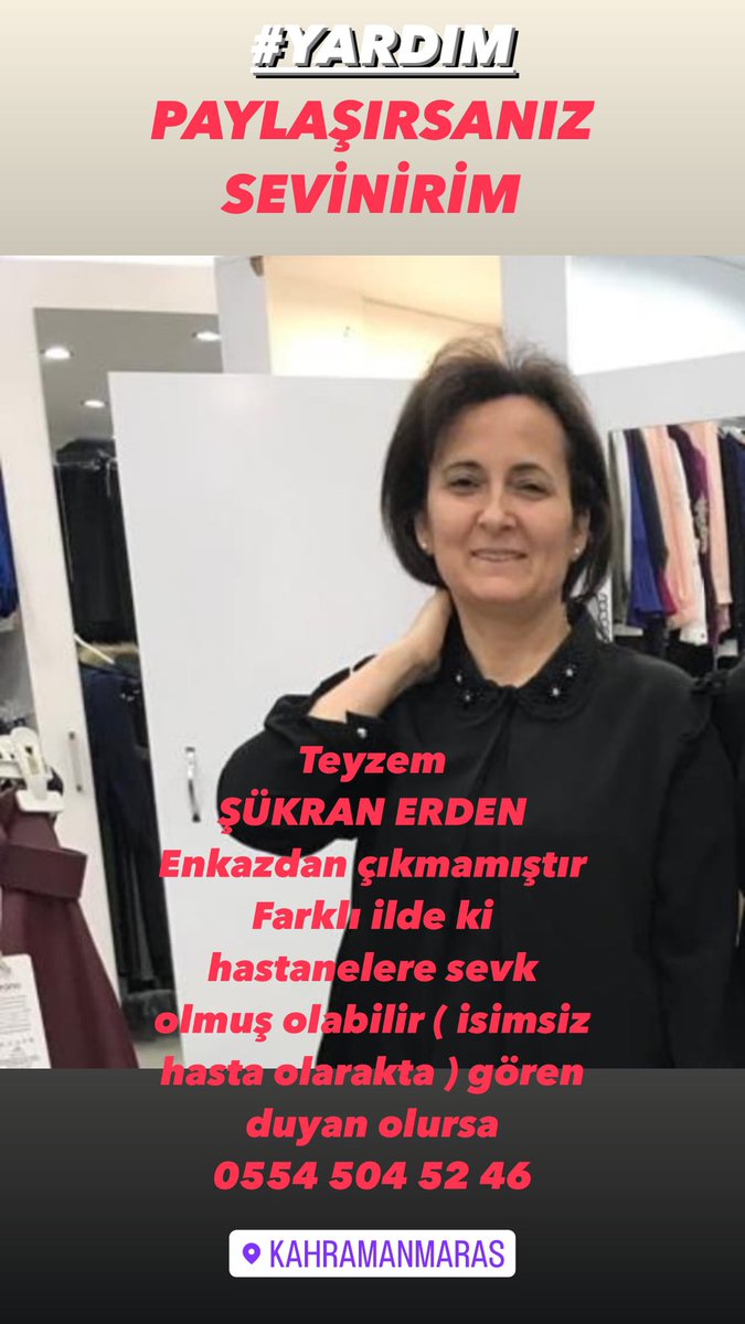 #yardım #acil #kahramanmaraş <a href="/haluklevent/">Haluk Levent ( Ahbap Ekibi )</a> <a href="/OguzhanUgur/">Oğuzhan Uğur</a>