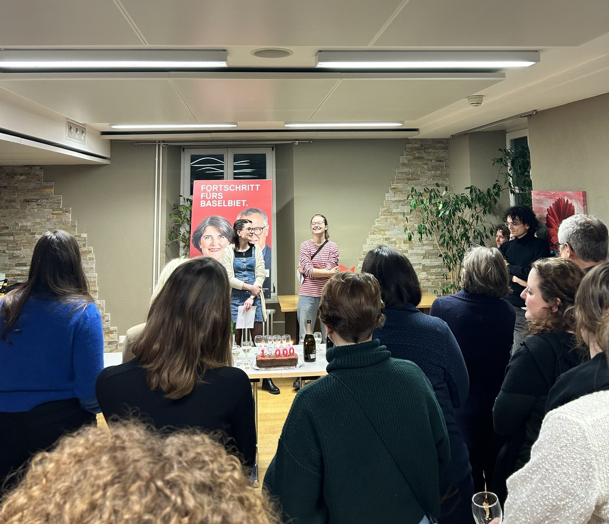 Was für eine Partei! Die <a href="/sp_bl/">SP Baselland</a> hat in diesem kantonalen Wahlkampf mit 15‘000 Menschen gesprochen. Am Sonntag wissen wir, ob die SP die stärkste Partei bleibt und ob @ka_schweizer und <a href="/ThNoack/">Thomas Noack</a> die Wahl in die Regierung schaffen. GO VOTE!