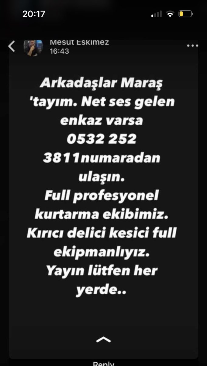 ‼️Dm'den‼️Kurtarma Ekibi (Teyitli)