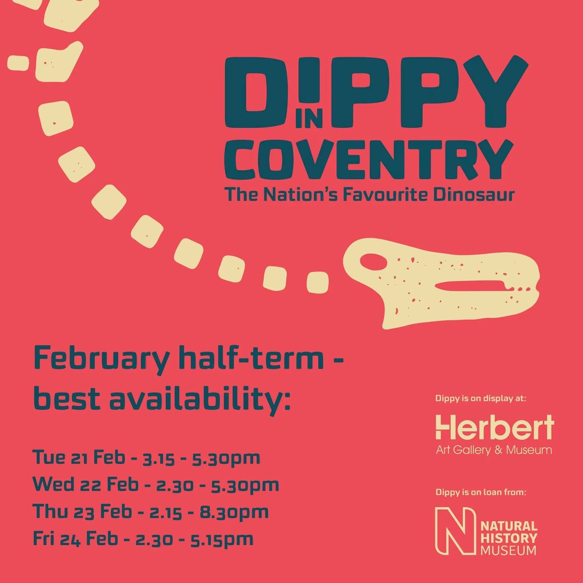 #COVHOUR (@covhour) on Twitter photo The Venue of the Month got #February is <a href="/The_Herbert/">Herbert Art Gallery & Museum</a>
Are you looking for to seeing #DippyTheDinosaur?
#covhour The Venue of the Month got #February is <a href="/The_Herbert/">Herbert Art Gallery & Museum</a>
Are you looking for to seeing #DippyTheDinosaur?
#covhour