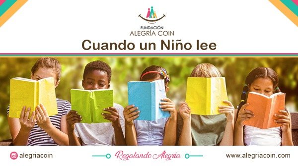 AlegriaCoin's tweet photo. La lectura es la llave prodigiosa de la información, de la cultura, del mundo de la ficción, de la fantasía. Conseguirla no es tan sencillo. Está al alcance de todos los niños, pero hay que saber impulsarles para que puedan llegar hasta ella. https://t.co/5Q6MueuvSZ