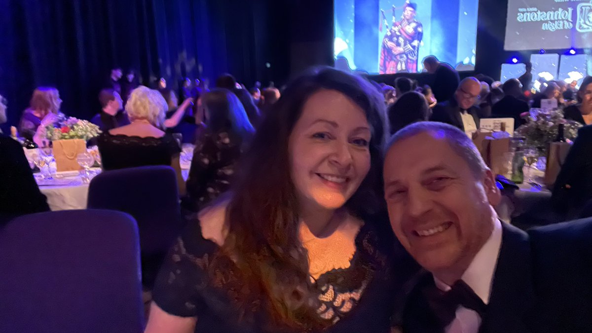thymetoeatscot's tweet photo. My family IS my work family and it’s great. No honestly! It really is great! He is a chef &amp; I love him and his food! @Johnstons_Elgin 
Table 40 Rebecca Newman #ThistleAwards https://t.co/tEwF4HcU0u