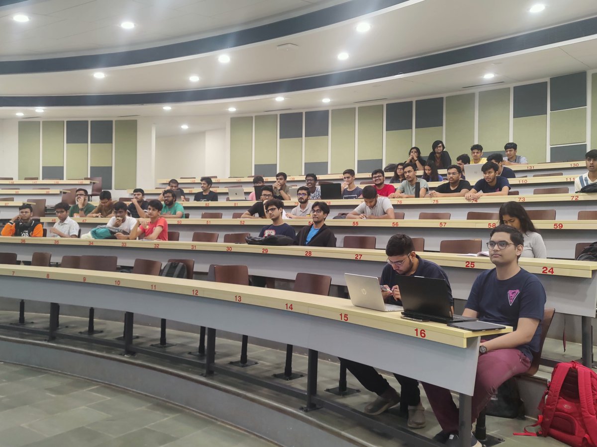 ASCII_BG's tweet photo. An exciting session on Artificial Intelligence and Machine Learning was presented by two of our students at BITS Goa, Aditya Agrawal (intern Adobe MDSR) and Anirudh Mukherjee (intern Adobe MDSR) sharing their journey and pathway to AI/ML.
(1/2) https://t.co/9AMfBWQIev