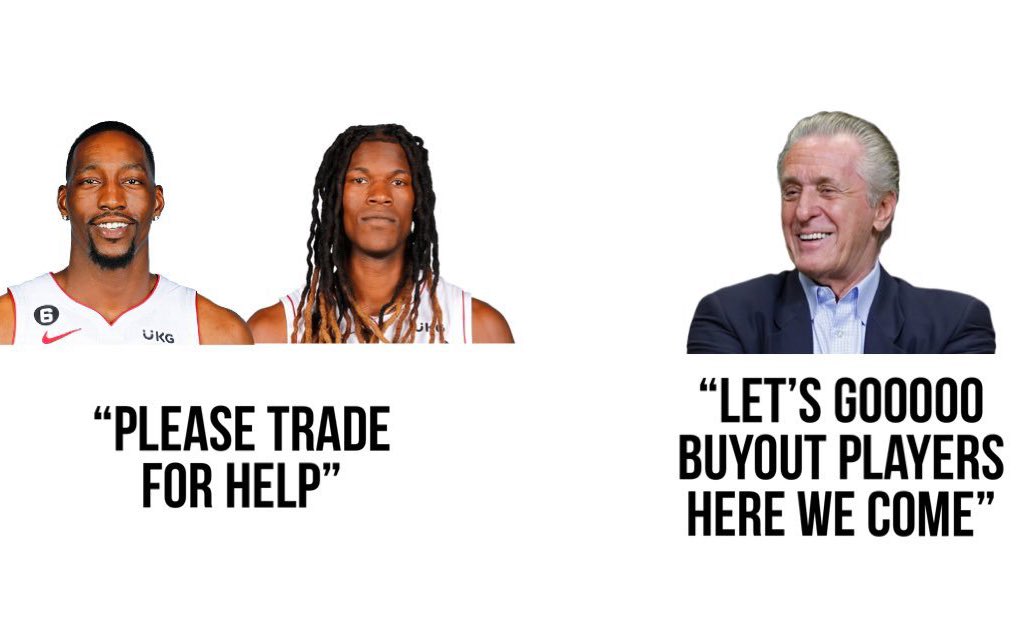 HeatvsHaters's tweet photo. BUYOUT SZN. 

Haha let’s gooooo haha https://t.co/CtFNyZfAjD