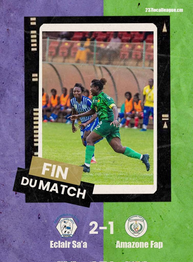 237localleague1's tweet photo. Éclair filles 2 vs 1 Amazone fap
@comte_atakano @el12del17 @evrageraud @FecafootOfficie @RoseMelono @RhudeboyT @MTNEliteFoot @sergieboriss6 https://t.co/sjWdAQmT43