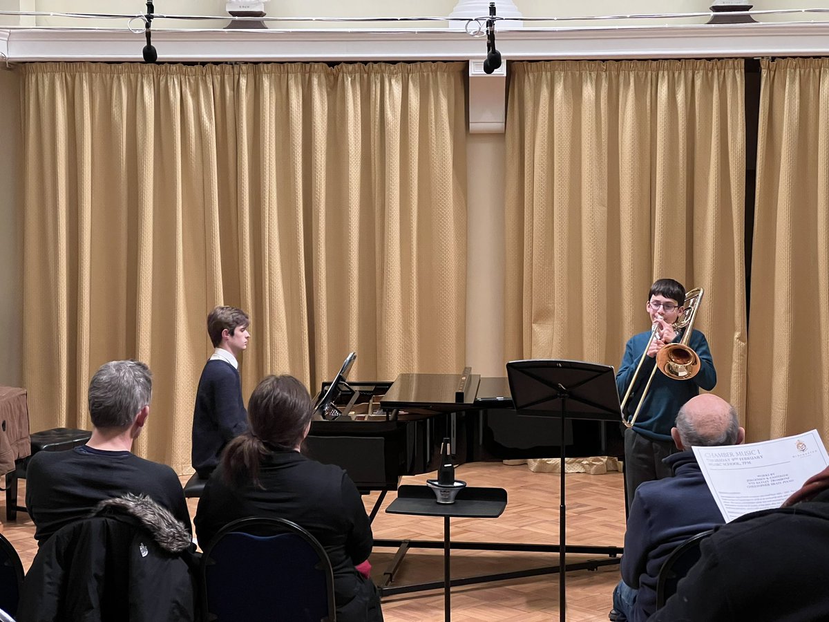 What a treat! Chamber Music Concert 1, and all the performers, including the accompanist, supplied by @WinCollX. Some seriously impressive playing from Mozart to Casterede.