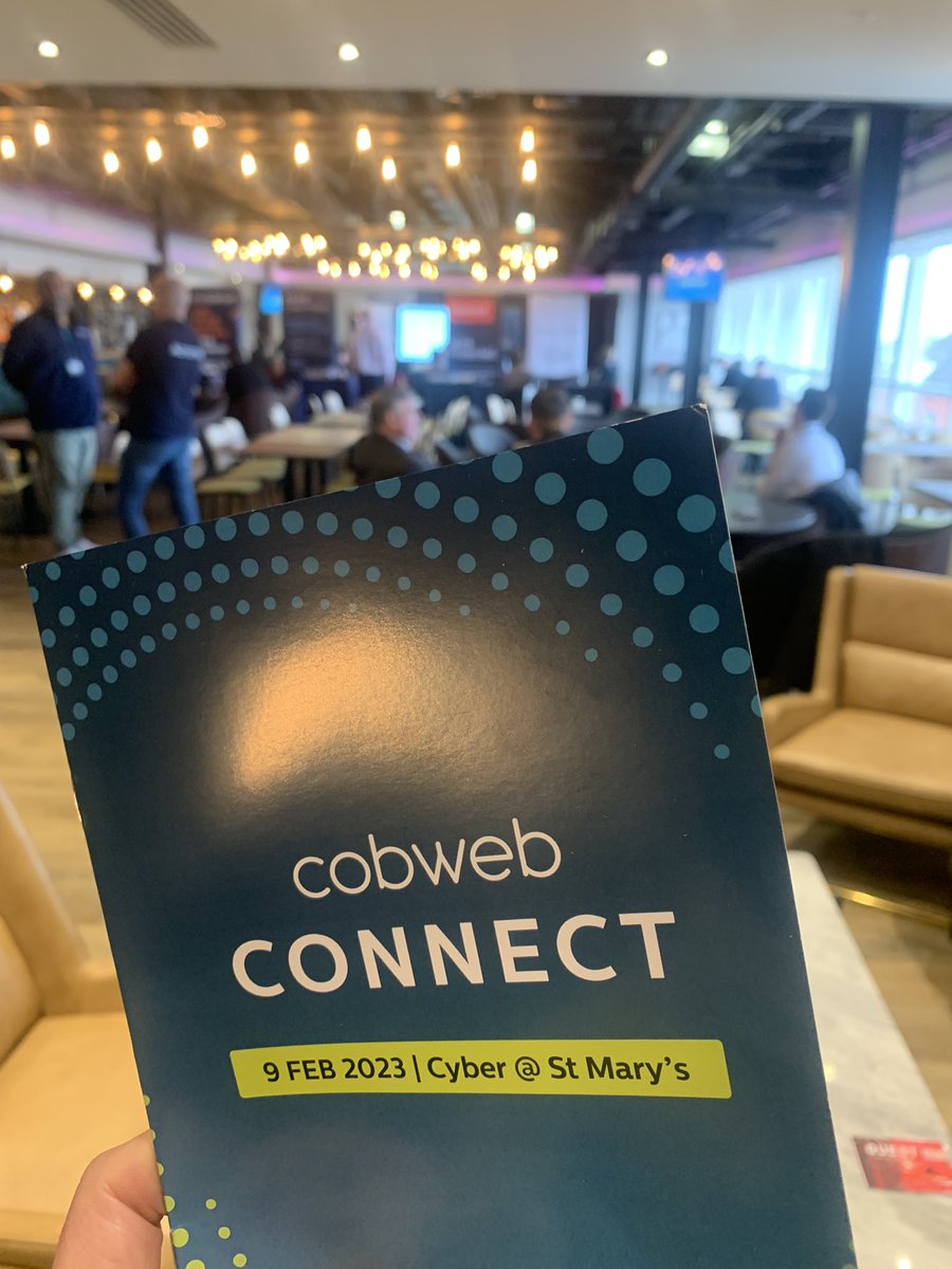 I enjoyed being part of the <a href="/cobwebsolutions/">Cobweb</a> cyber security event at <a href="/SouthamptonFC/">Southampton FC</a> today. Great meeting you all 🙏🏼