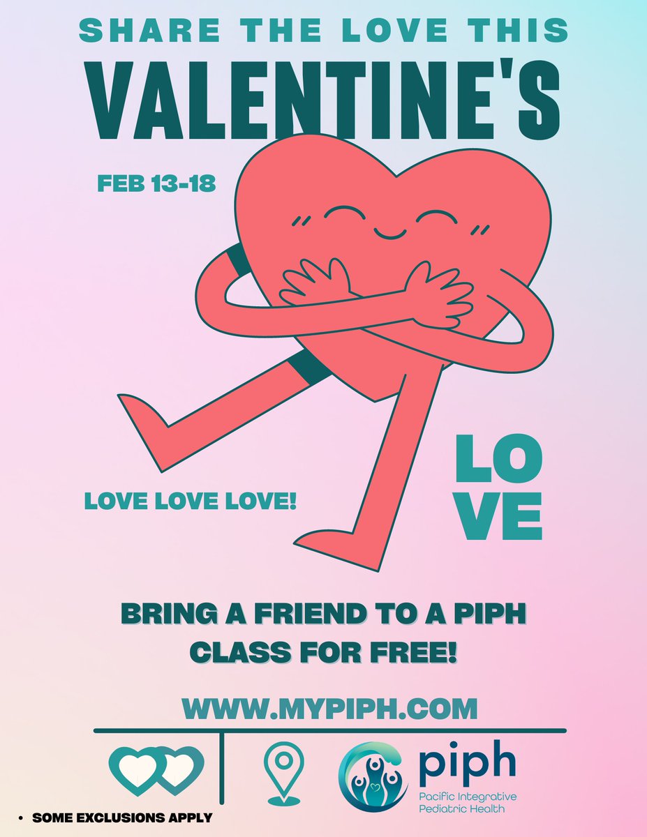 myPIPH's tweet photo. This week only! Share the love! Bring a friend to a PIPH Class* for free! Be sure to pre-register online https://t.co/cVmlArwd3X https://t.co/5EiHU3dEfK
