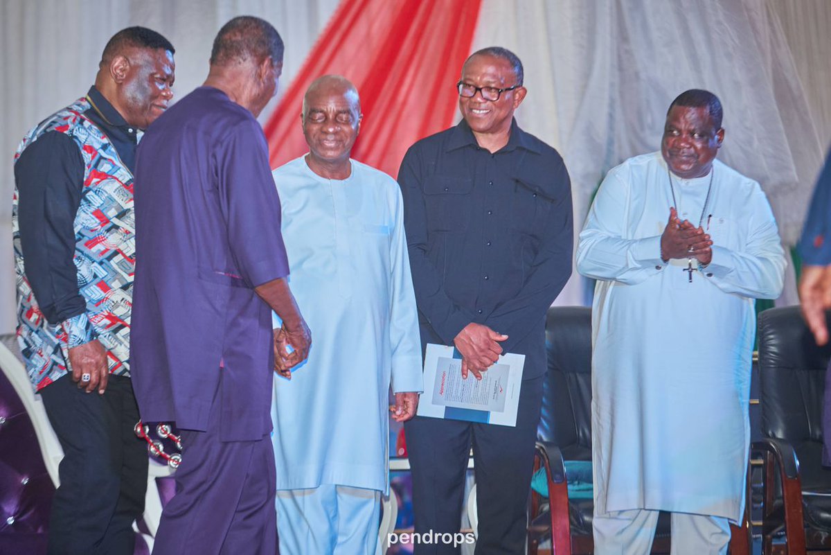 PeterObi's tweet photo. Earlier today, I took part in the Summit of the Pentecostal Fellowship of Nigeria that was held in Bayelsa. I was privileged to share such precious moment in God's presence, in the midst of the brethren. https://t.co/lIPX5iQ3M1