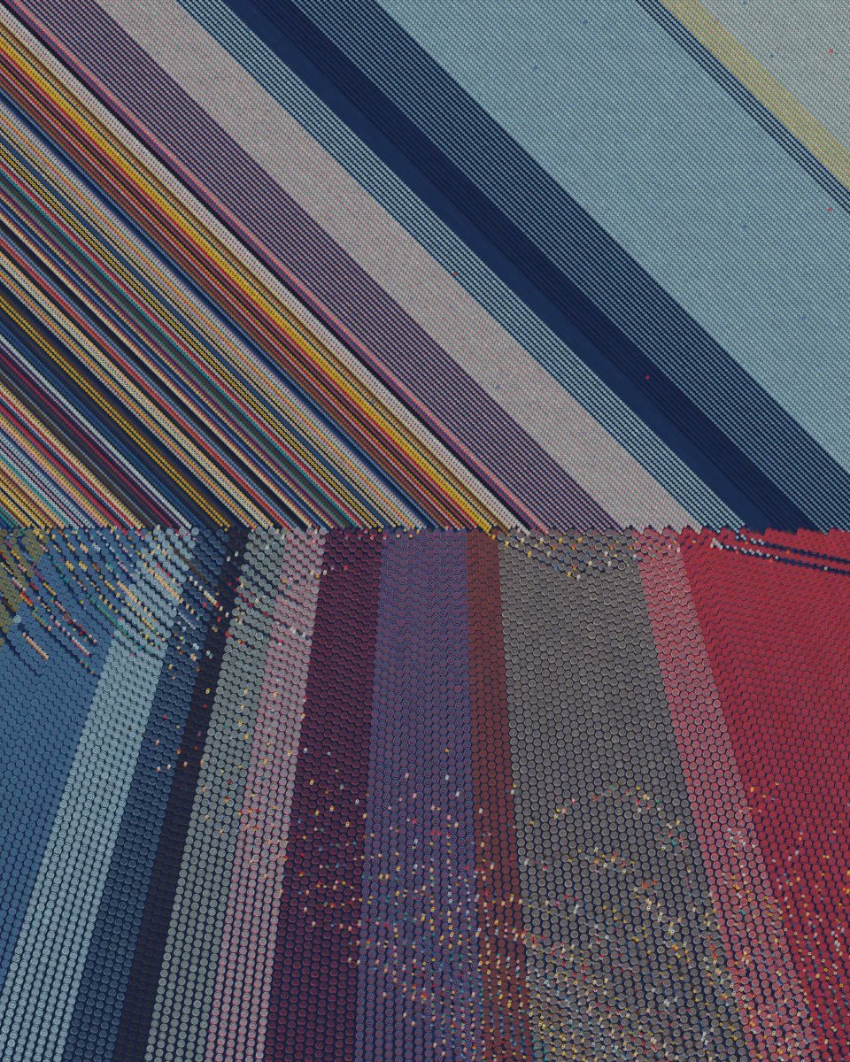 Happy QQL Thursday! 
I spent majority of the afternoon having fun with the #qql algorithm. Thank you for the experience <a href="/tylerxhobbs/">Tyler Hobbs Studio</a> <a href="/dandelion_wist/">Amber ❤️ $WELL 🐉 $MON 🕹️ $RCADE</a> 
I hope someone will like this output as much as I do. Would love to see it mint, one day ♥️