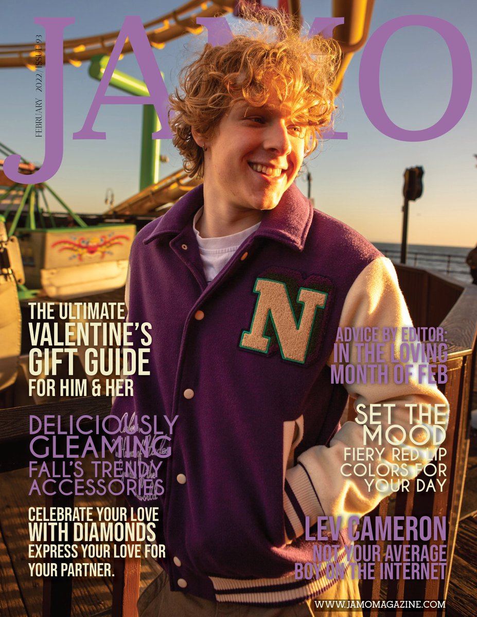 JamoMag's tweet photo. Introducing #socialmedia influencer Lev Cameron as our #February cover star. Read our exclusive #interview with #LevCameron to find out more about this young #sensation.  👑💜
https://t.co/ciz2rSr6uG https://t.co/G8fTeVMoLa