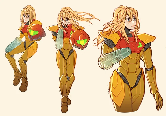 Power Suit  Trio (Metroid Prime)  Can't wait to play the remaster!!#NintendoDirect 