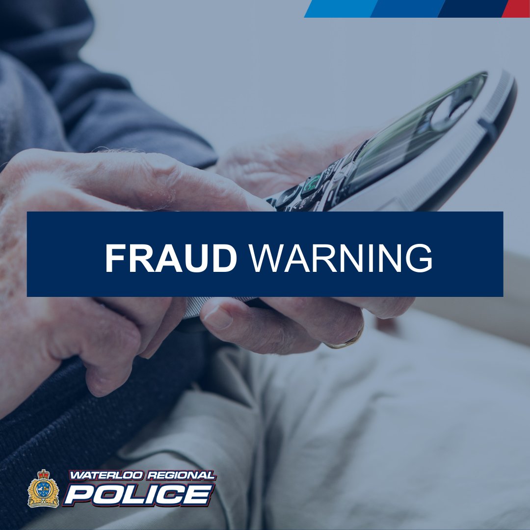 WRPSToday's tweet image. We are issuing a fraud warning to older adults in the community after several reports of frauds targeting this population.

In the grandparent scam (also known as the emergency scam), the fraudster contacts the victim, claiming that a family member is in crisis and needs money.