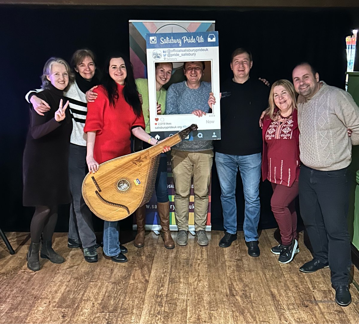 It’s been a pleasure tonight to welcome the Ukrainian community to our inclusive safe space 🇺🇦🇺🇦🇺🇦