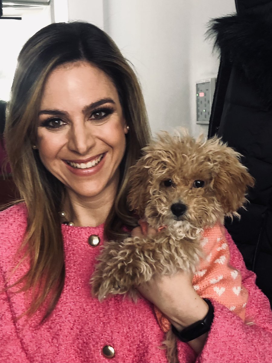 Jackie DeAngelis on Twitter: "Friday was working today…promo’ing puppy adoption on tomorrow’s