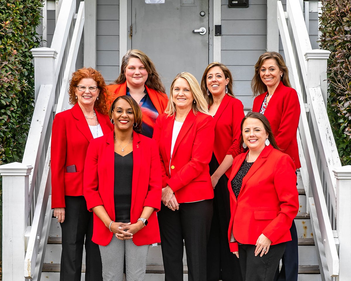 Central Office wore their Red today in support of #HeartHealthMonth. And we officially formed the Red Blazer Society! #GoRed