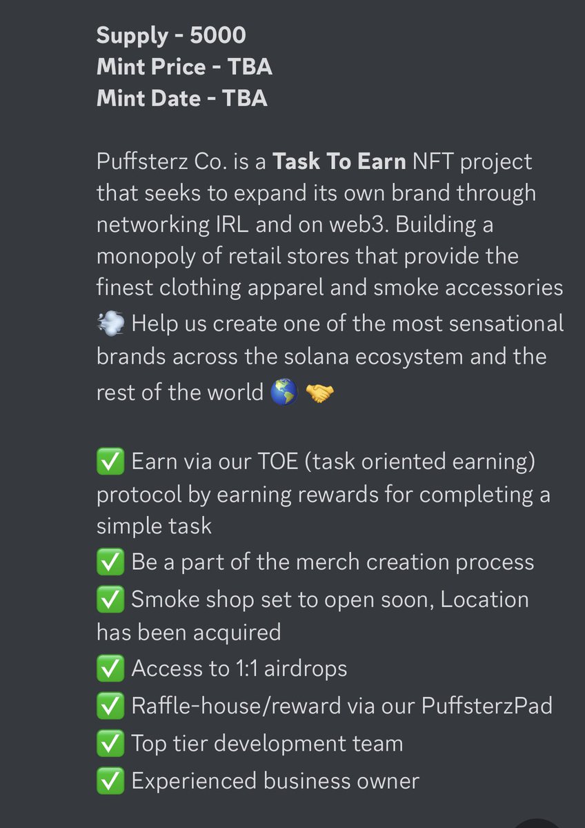 <a href="/SolJakey/">Jakey</a> <a href="/puffsterznfts/">Puffsterz💨</a>