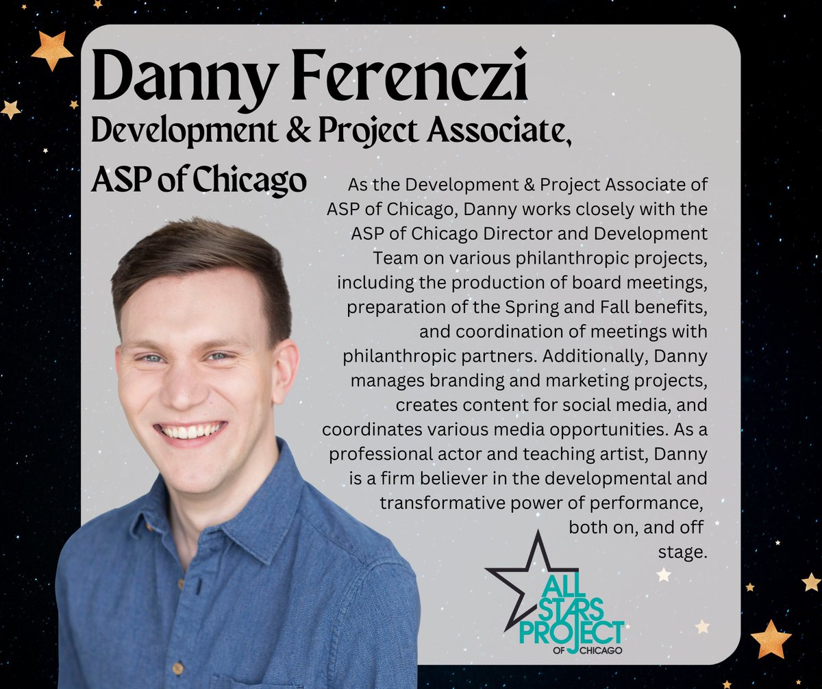 ⭐️ STAFF FEATURES ⭐️
Last up is our Development Team! Amy, Matt, and Danny are responsible for all things philanthropic! They lead fundraising efforts, form philanthropic partnerships, produce board meetings, create partner communications, and more!