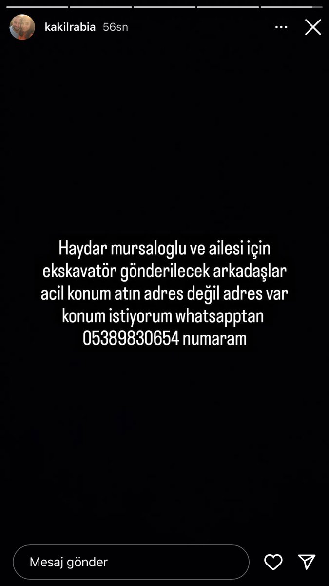 <a href="/AvarBanu/">Banu AVAR</a> <a href="/nzydmr11/">Naz Aydemir Akyol</a> <a href="/AFADBaskanlik/">AFAD</a> <a href="/AFADHatay/">AFAD HATAY</a> <a href="/ahbap/">Ahbap</a> <a href="/haluklevent/">Haluk Levent ( Ahbap Ekibi )</a> @AKUT_Dernegi @babalativi @Ahbap_Hatay