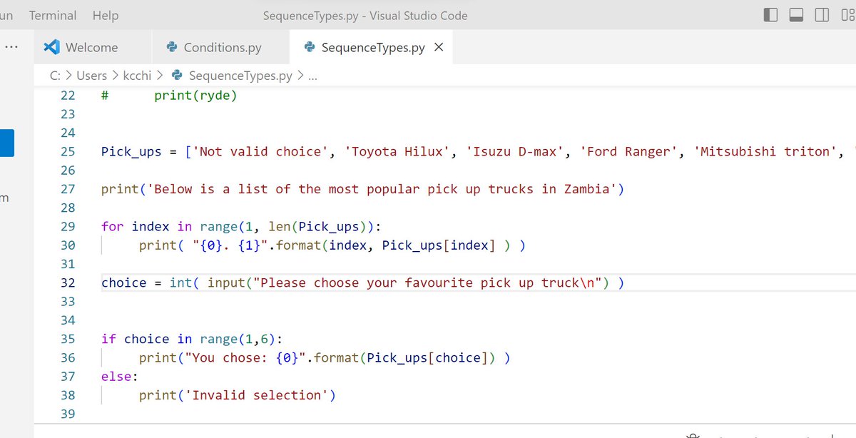 Kalombo_C's tweet image. Getting back into writing code like I never left 💪

#learningPython #lateNightCoder