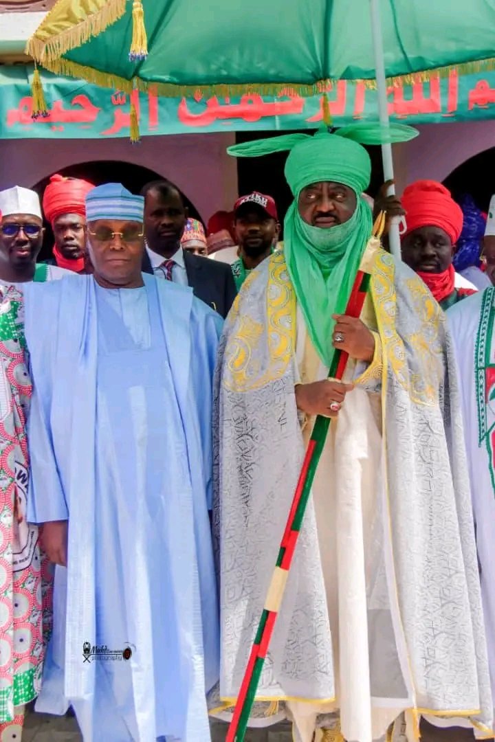 HabuAli72159204's tweet photo. *Hello, Northwest 👋*

Happening Now!

2023 PDP Atiku/Okowa Presidential Campaign Rally, at Sani Abacha Stadium,Today  in Kano, Kano State. *#RecoverNigeria.*
*North West for Atiku Abubakar*
*#recoverkanowithpdp  #AtikuIsComing2023 #WeWantPDPBack #RESETNigeria. https://t.co/fLImW2paf7