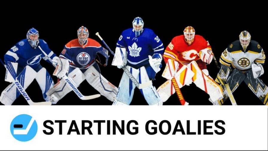 on Twitter "🥅STARTING GOALIES Update⬇"