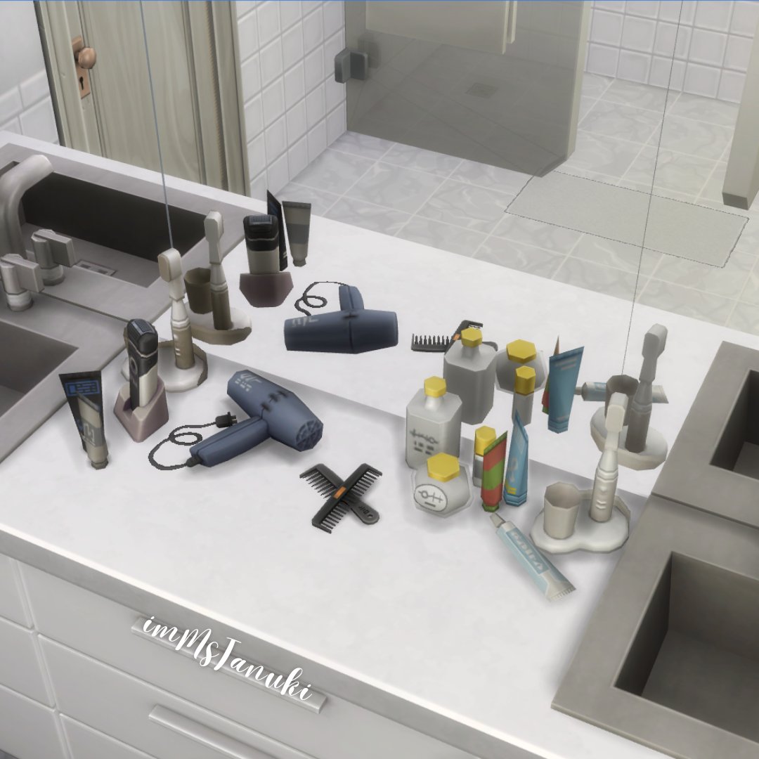 imMsTanuki's tweet photo. This is what will happen to me when I got bathroom clutter kit 🤣
Modern Bathroom with a lot of Clutters! (4x4 room)
Hope you will like it!
Gallery ID: imMsTanuki
YT: https://t.co/zLg4uaxp4a
#thesims4 #ShowUsYourBuilds #immstanuki #bathroom #bathroomclutterkit https://t.co/dA2DTnYgyj