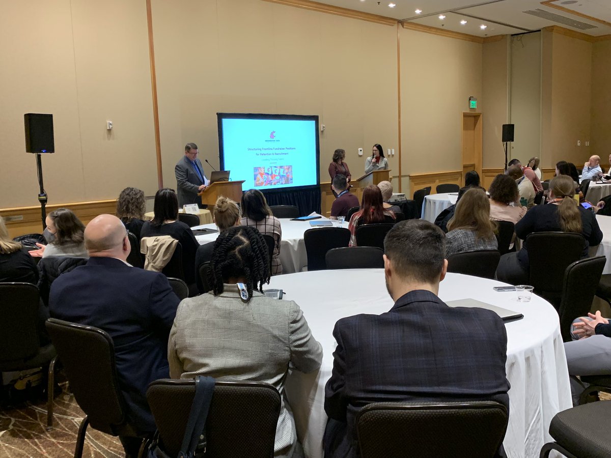 WSUFoundation's tweet photo. WSU takes over @CASEDistrict8!

Day 2 of CASE is off to a fantastic start, and we have had so many amazing sessions presented by our very own WSU Advancement staff!

#GoCougs #CASE8 https://t.co/m6M5myVNRU