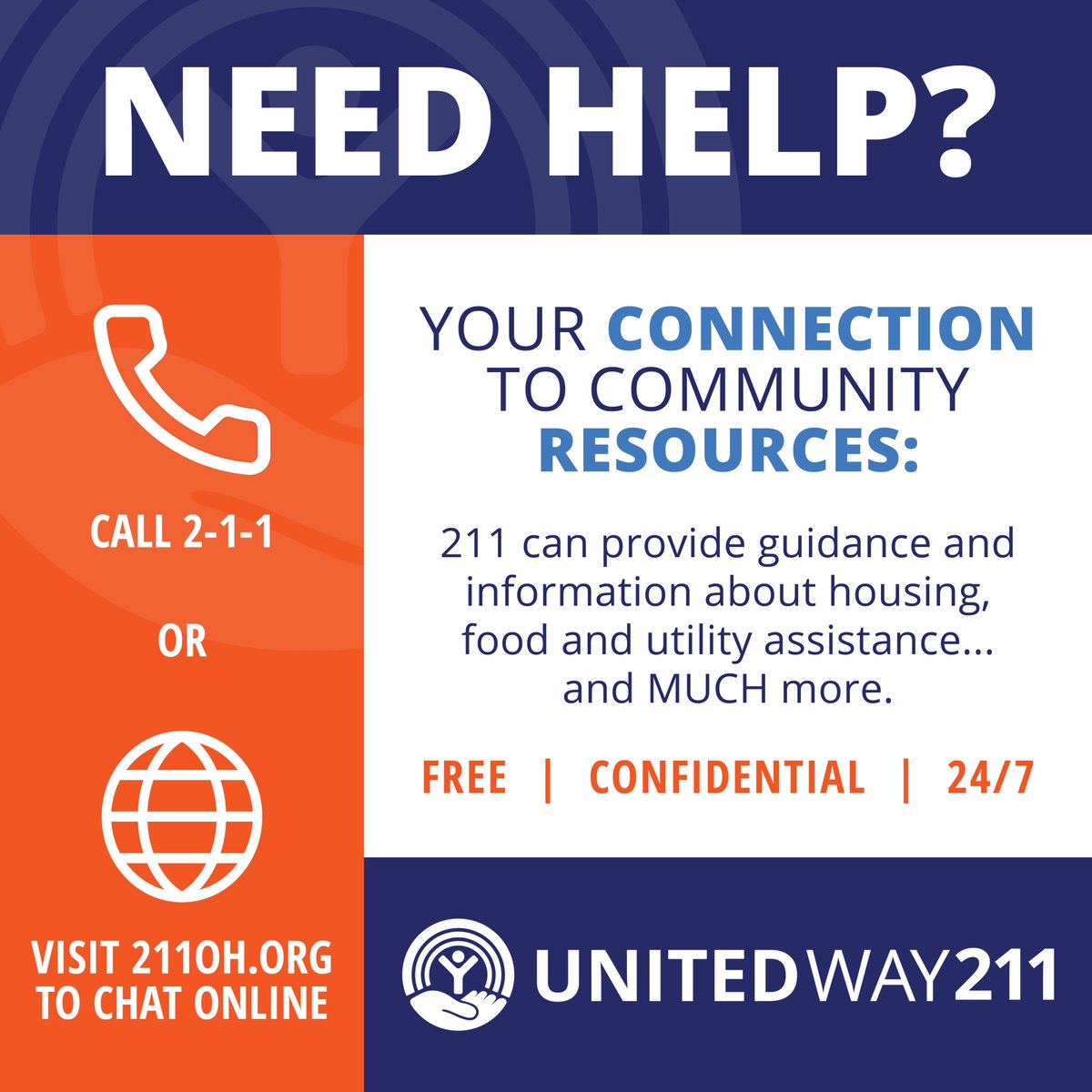 BrownsGiveBack's tweet image. Happy National #211Day! Did you know? United Way 211 is a free, confidential service, available 24/7 to anyone needing help. 

Learn more: 211oh.org  

@UnitedWayCLE | #Team211