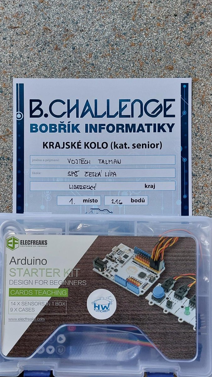sps_CL's tweet photo. Bobřík informatiky 2022 – jsme první v Libereckém kraji! 
https://t.co/5VBb8l2y6F https://t.co/9IL5rgvbt9