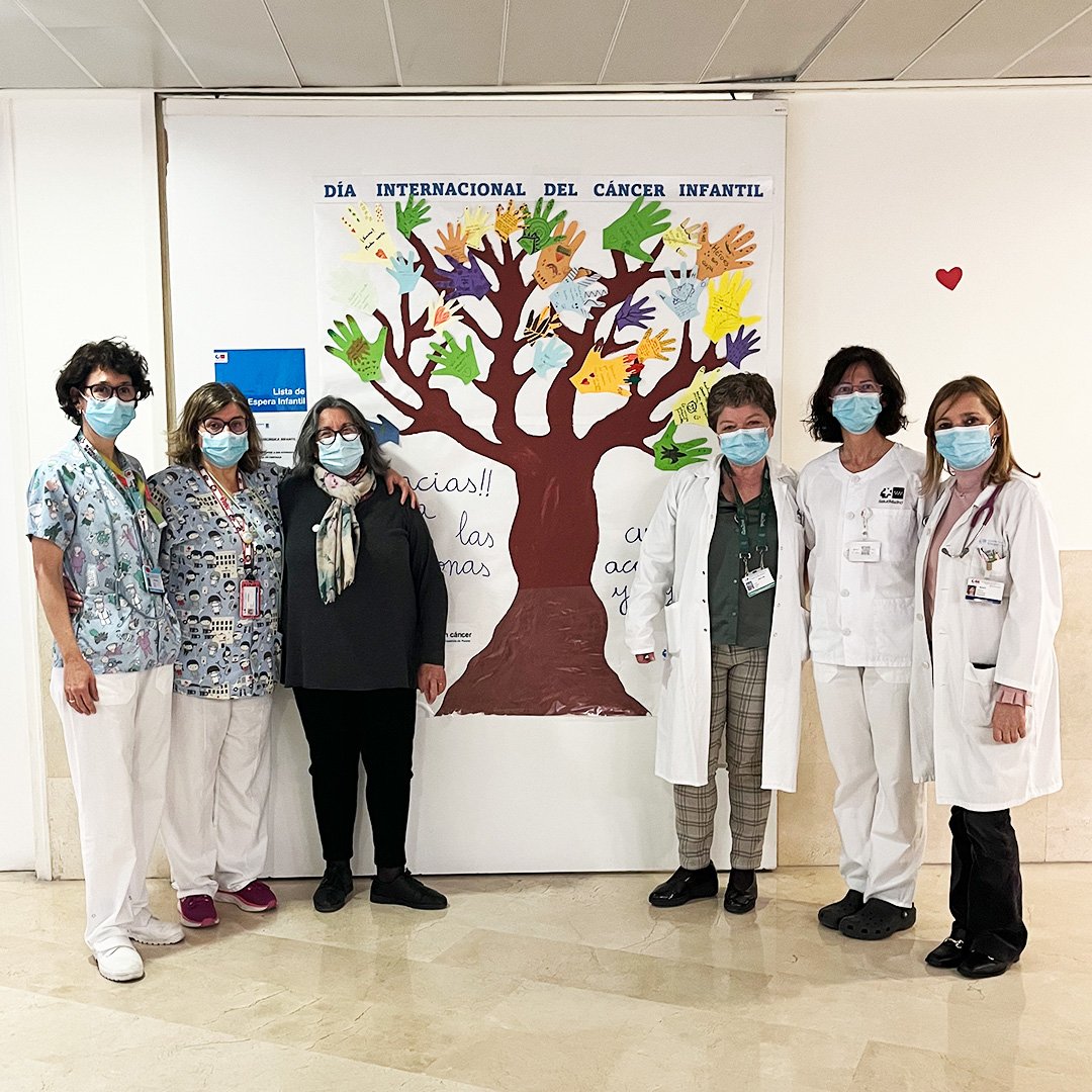 asion_'s tweet photo. Los hospitales La Paz, Niño Jesús, Gregorio Marañón y el 12 de Octubre se han sumado a la iniciativa de las asociaciones de familias con hijos con cáncer  por el #DiaDelCancerInfantil, en el que recordamos que una mejor supervivencia es posible.

#EnSusManos
#ThroughTheirHands https://t.co/HfkCPUBkyM