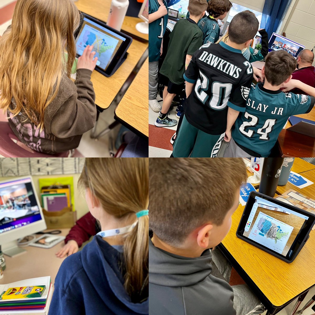 We made some friends in Virginia today! Thanks to <a href="/mikesimone415/">Michael Simone</a> for leading us in an awesome Mystery Skype! 🌎 #gvfeeling #jaguarmax
