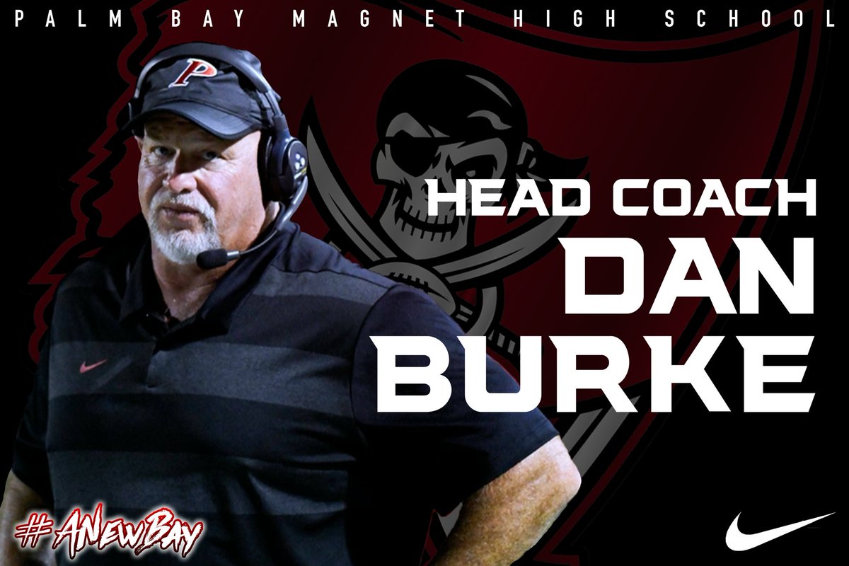 Legendary head football coach Dan Burke will return to be the head coach of the Palm Bay Pirates effective immediately.