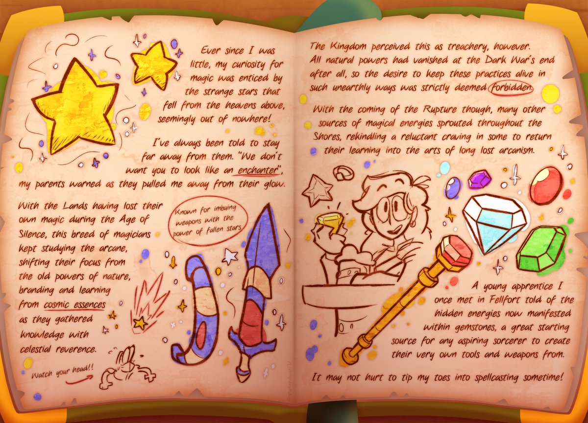 orangedudeTV's tweet image. amidst trying times, there will be daring minds, open to explore - and wield - the unknown.
#terraria #lore #worldbuild #art