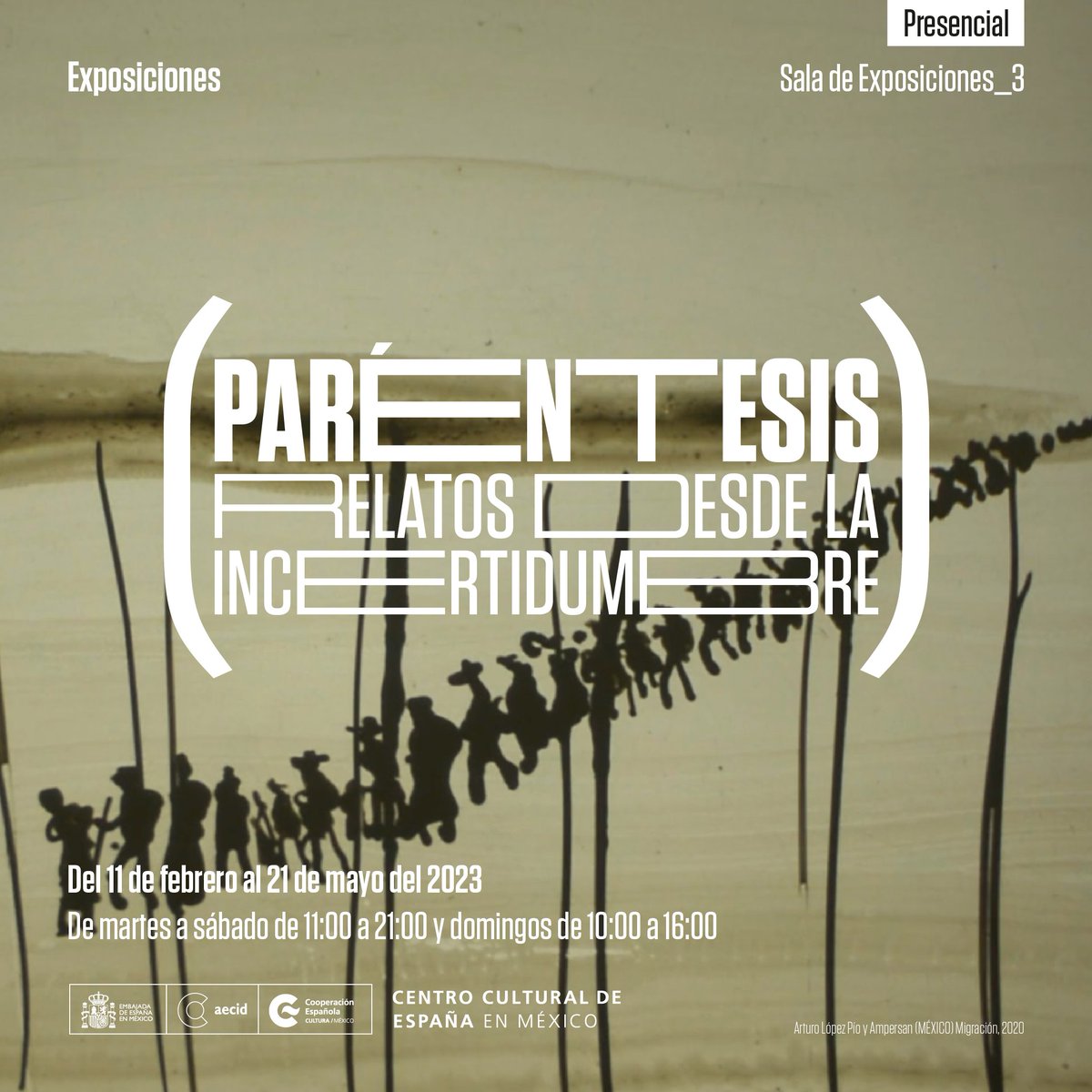 📢 ESTE SÁBADO inauguramos Paréntesis: Relatos desde la incertidumbre, exposición itinerante curada por la comisaria <a href="/sanchez_suset/">Suset Sánchez</a>, que recoge 51 proyectos artísticos, realizados en el contexto de la pandemia del COVID 19.

📎Info: bit.ly/3DbbkCR