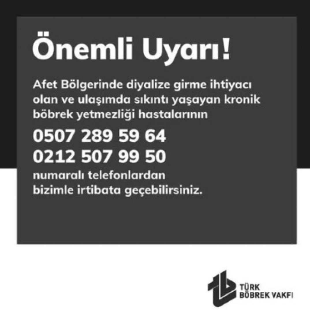 #hatay #adıyaman #Diyarbakir #Malatya #türkböbrekvakfı