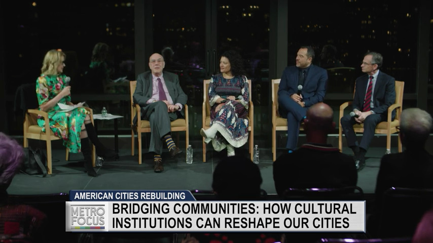 MetroFocus's tweet image. .@NYCArts co-host Paula Zahn, Daniel Weiss of the @metmuseum, @SchreibsArts of @NJPAC, @shantourage of @LincolnCenter, &amp;amp; @houseofvilaro of @BalletHispanico, discuss the role of the arts in cities  
5 &amp;amp; 7pm @WLIW21 
5:30pm @MyNJPBS 
6pm @ThirteenWNET
#AmericanCitiesRebuilding