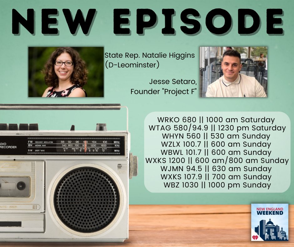WBZ's New England Weekend (@wbzneweekend) on Twitter photo Tune in this weekend for a new episode!
- <a href="/Rep_Higgins/">Natalie Higgins</a> joins <a href="/NicholeDWBZ/">Nichole Davis</a> to discuss her bill on alternative after-death methods, including natural organic reduction
- Jesse Setaro of North End Fitness has details on "Project F", a gym to help support kids in foster care Tune in this weekend for a new episode!
- <a href="/Rep_Higgins/">Natalie Higgins</a> joins <a href="/NicholeDWBZ/">Nichole Davis</a> to discuss her bill on alternative after-death methods, including natural organic reduction
- Jesse Setaro of North End Fitness has details on "Project F", a gym to help support kids in foster care
