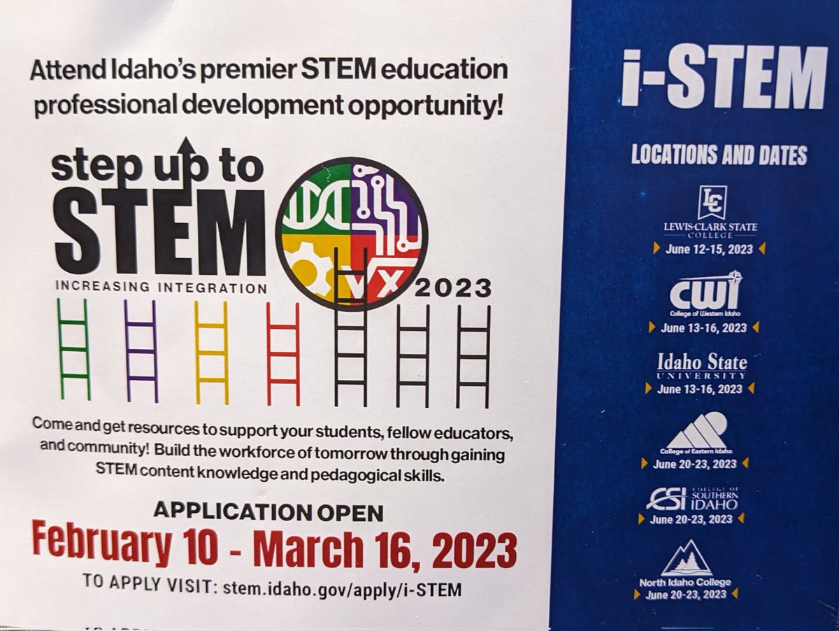 Registration starts tomorrow for an iSTEM conference near you! #IETA2023