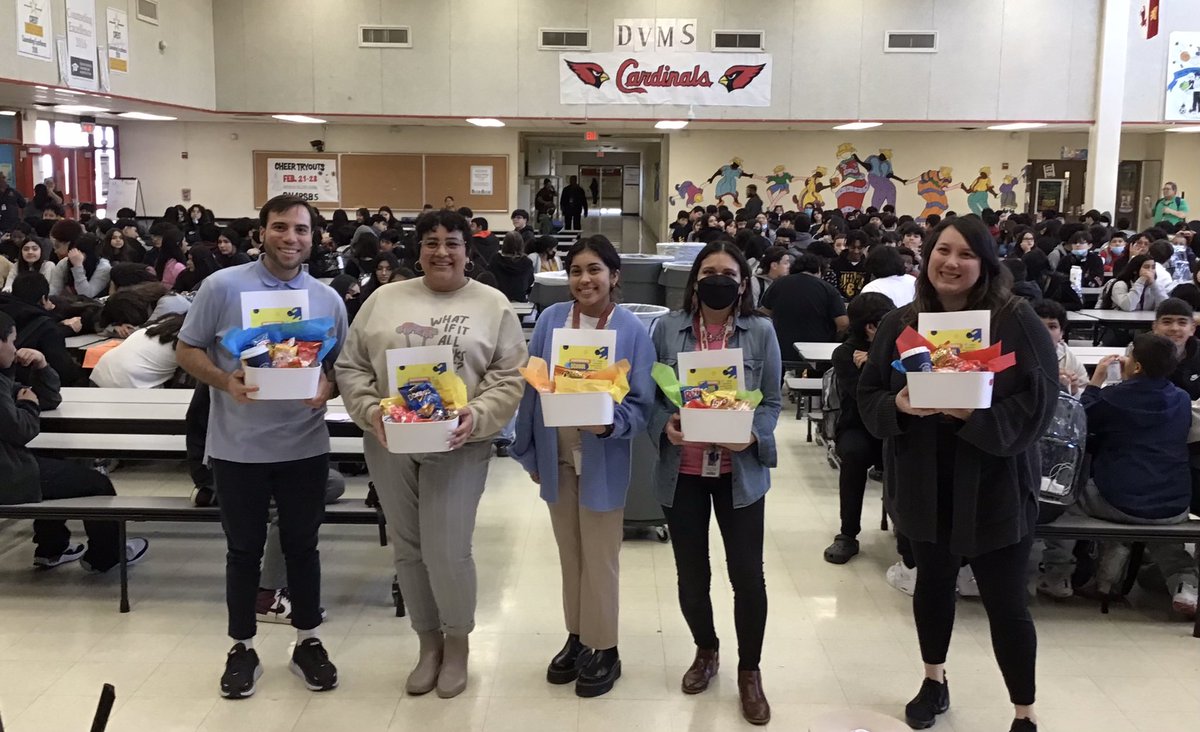 DVISD_DVMS's tweet photo. Happy National Counseling Week, February 6 - 10, 2023. Celebrating our #DVMSheros: Mr. Gonzalez, Ms. Montijo, Ms. Serrano, Dr. Estrella &amp; Ms. Birdsong. https://t.co/0UqSaIALzQ