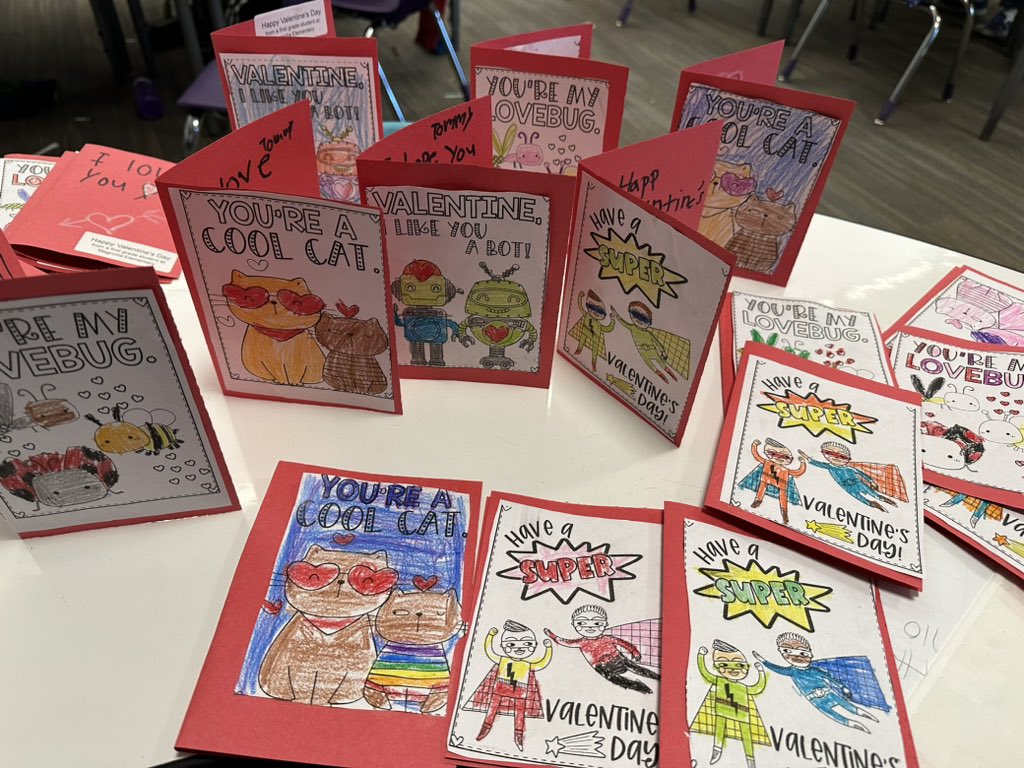 classroomkendra's tweet photo. Magnolia’s 1st graders made over 500 Valentine's for Seniors for the Meals on Wheels facility to be distributed to the Seniors on February 14th. This project was filled with love. The 1st graders wanted to make sure that everyone belongs …including Seniors. https://t.co/z8bjGqJ3f4