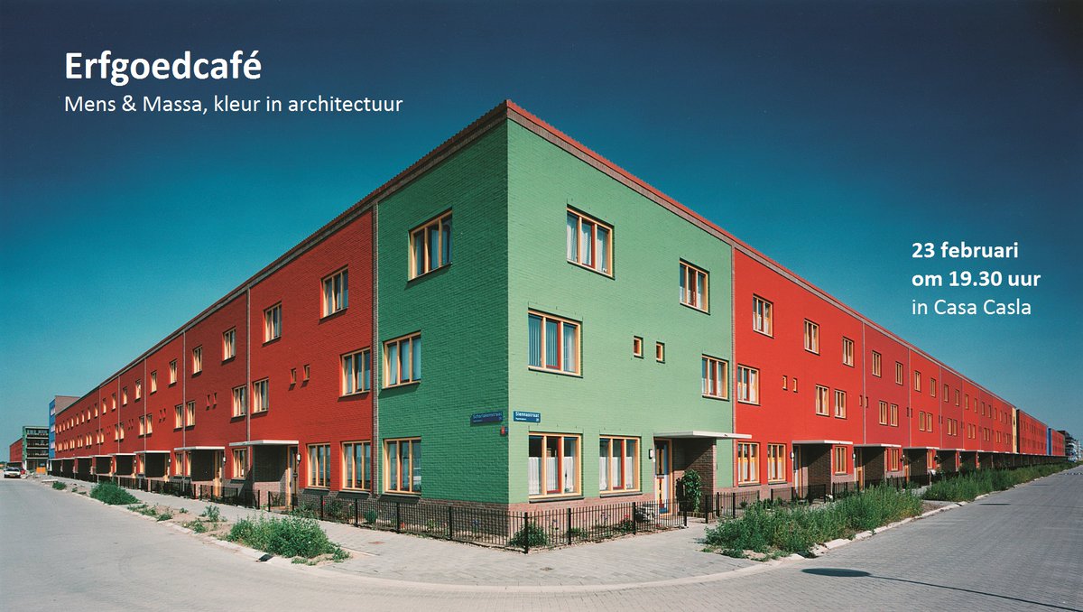 Erfgoed_Almere's tweet photo. Architect Jeroen Geurst vertelt over hoe je met kleur en compositie de grote woningbouwopgave een menselijke schaal kan geven. Met als voorbeeld het werk van Bruno Taut in Berlijn en zijn eigen werk.

Gratis, aanmelden via: erfgoed@almere.nl 
Meer info op https://t.co/0M4FmUR4f1 https://t.co/9rJpNRPeLs