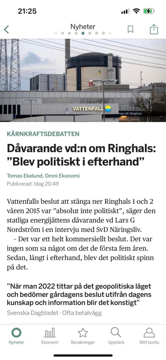 glidefjall's tweet photo. @moderaterna Att konstant ljuga om kärnkraften är ett svek mot svenska hushåll och företag. https://t.co/nEI6927acK