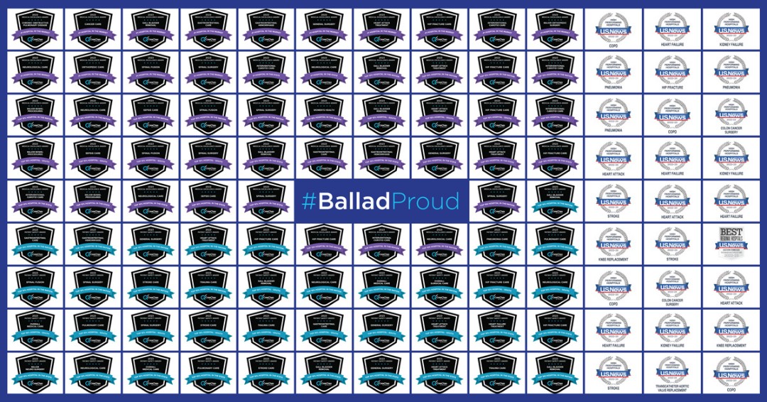 BalladHealth's tweet photo. Multiple respected national organizations - including @Quantros Inc.’s CareChex® awards - agree: Ballad Health hospitals are among the nation’s best!

You can visit https://t.co/rQnfNsIyml to view the extensive list of awards. 

#balladproud https://t.co/utCg3RfHfe