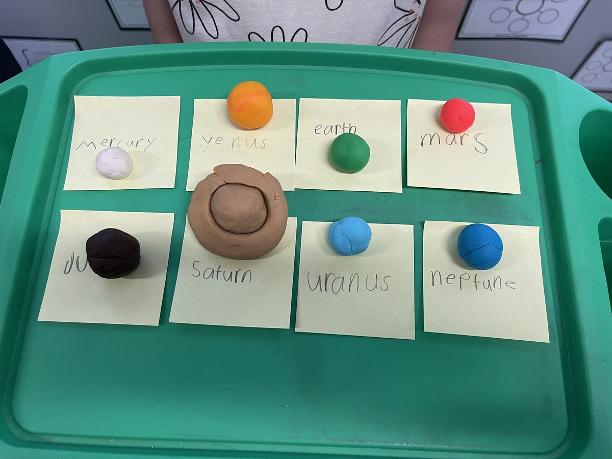MsHite_STARS's tweet photo. Planets Everywhere 🌎 🪐 We love hands on learning! #scienceinlisd @lewisvilleisd #handsonlearning @OldSettlersES @LISDScience https://t.co/qOOhwCWjiY