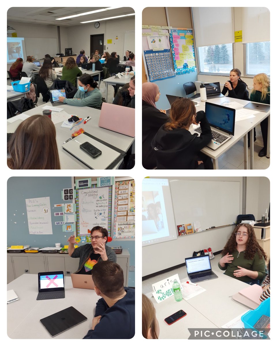 Year 2 Teacher Candidates sharing their final math Inquiry Projects. Absolutely amazing! So proud of these future teachers!! <a href="/westernuEdu/">Western Education</a>