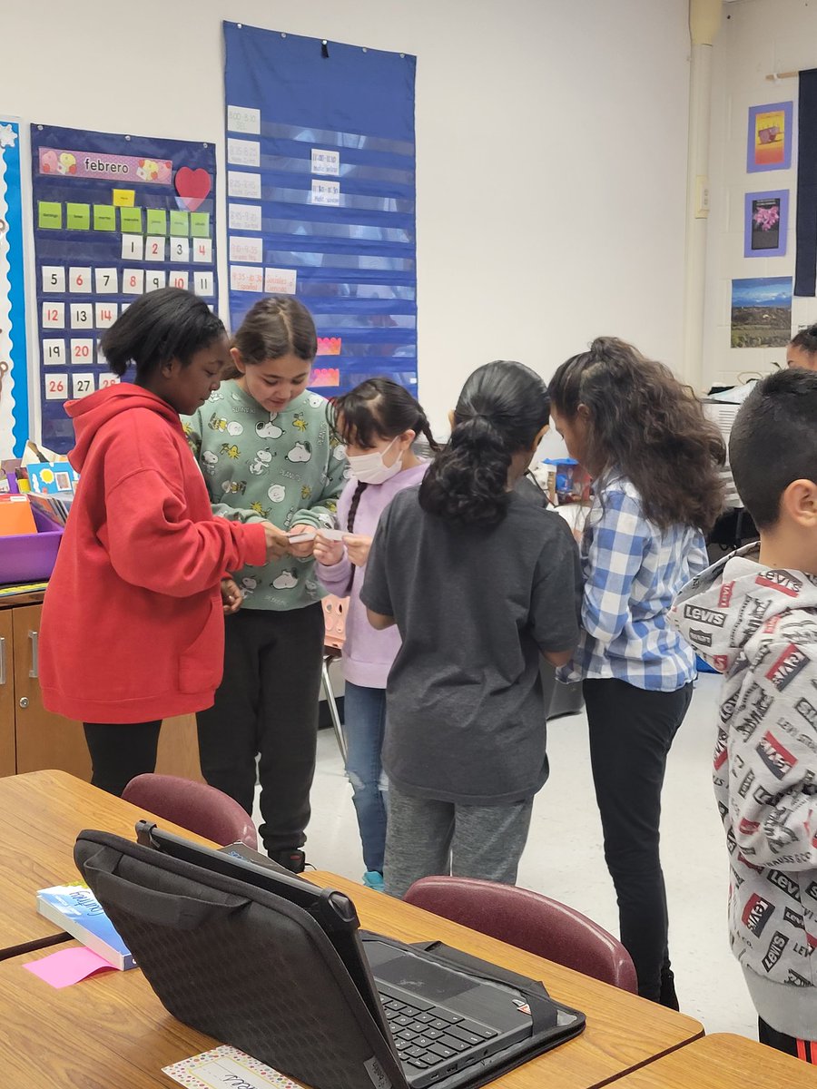 mrs_m_tb's tweet image. Led students in playing &quot;Find your Match&quot; to model ways to add engagement into a math lesson.