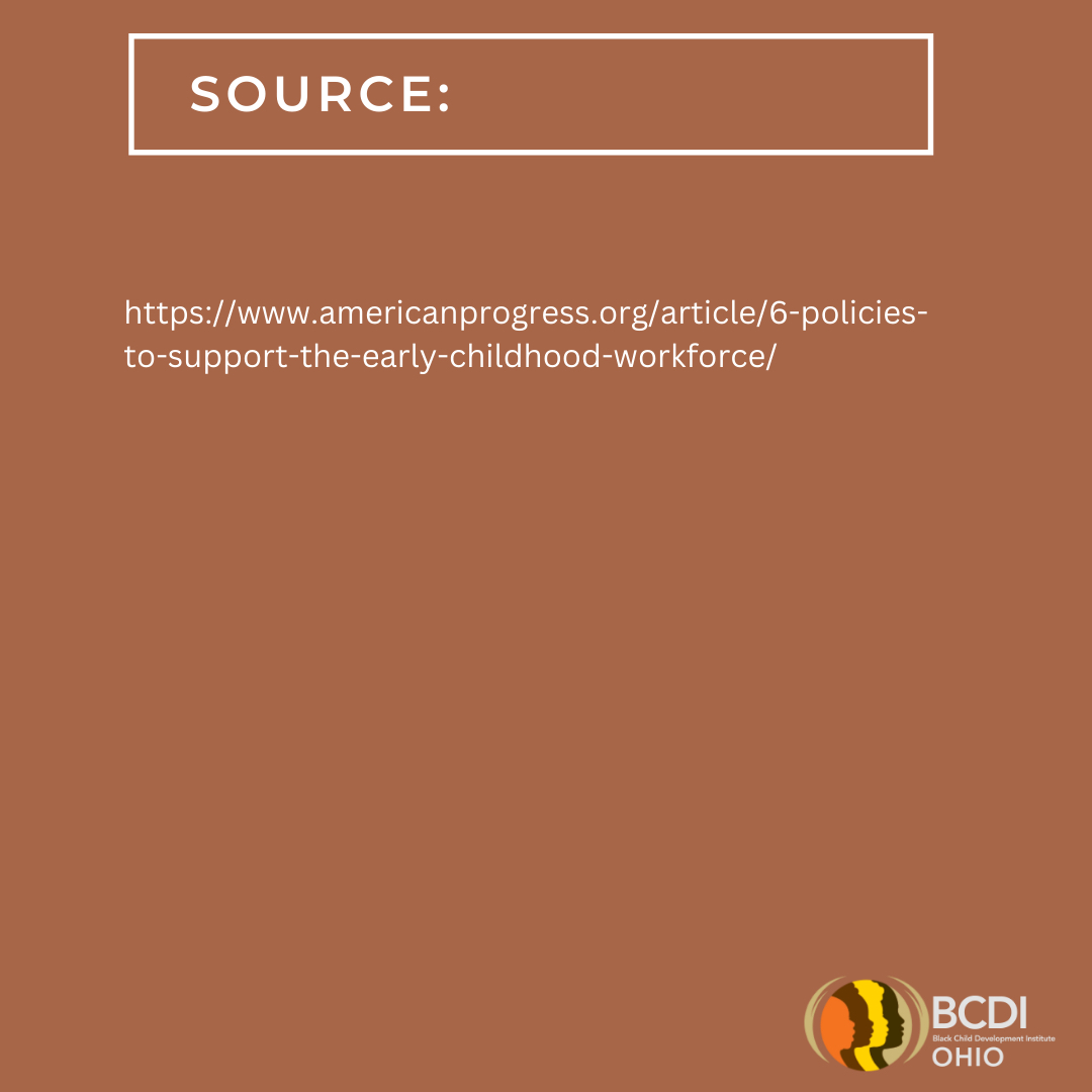 ClevelandBCDI's tweet photo. This Policy Thursday BCDI is focusing on feeetal policies to support the early childhood workforce! Read below to understand and advocate for these policies.
#bcdiohio
#policythursday https://t.co/Z9vVDqOfC8