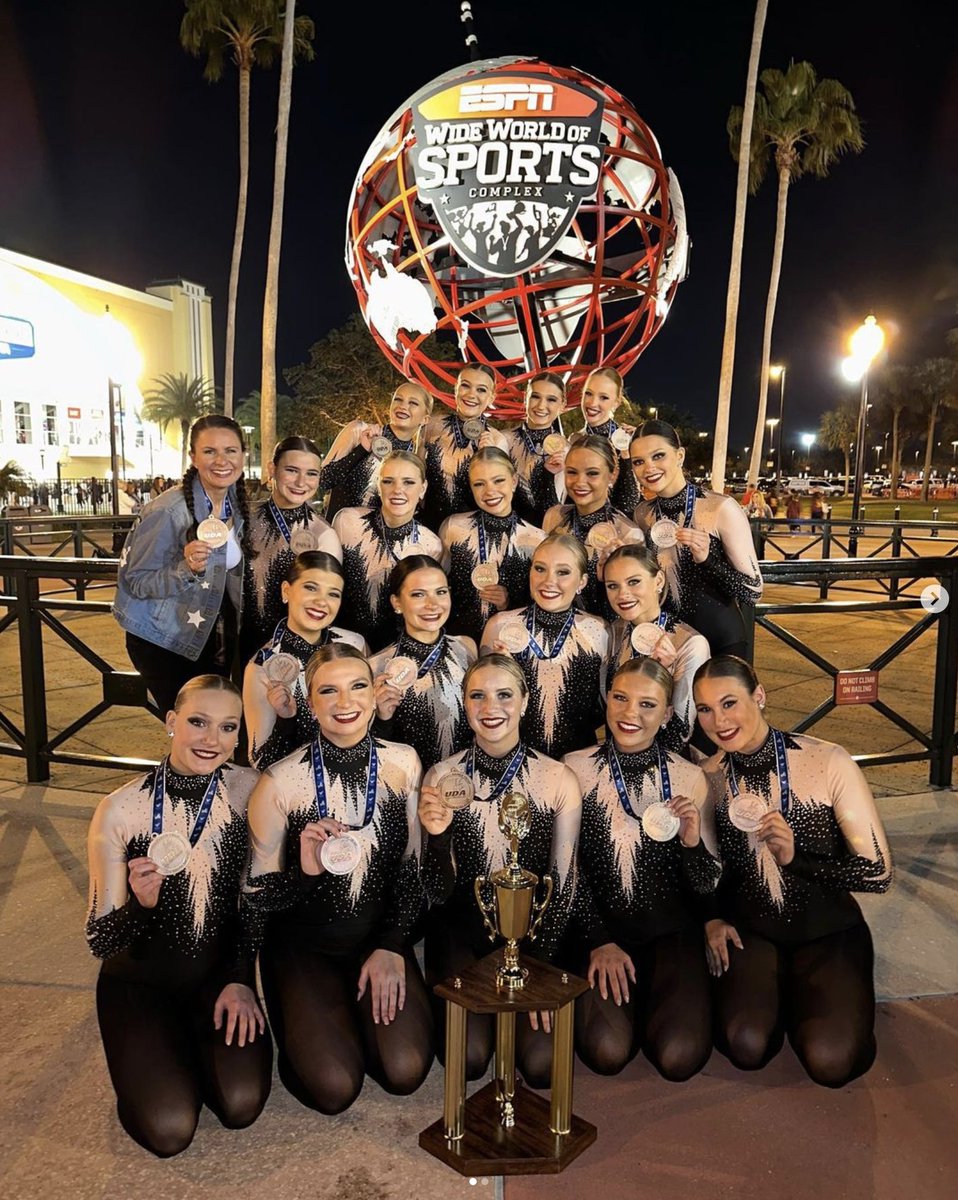 LPSAthletics's tweet photo. Congratulations to the Lincoln Southwest Emeralds dance team on their third place finish in Large Varsity-Kick at the UDA national dance competition in Florida!! we are proud of you!! #GOLSW #GOLPS #BETTER TOGETHER https://t.co/JERR8e8I2R
