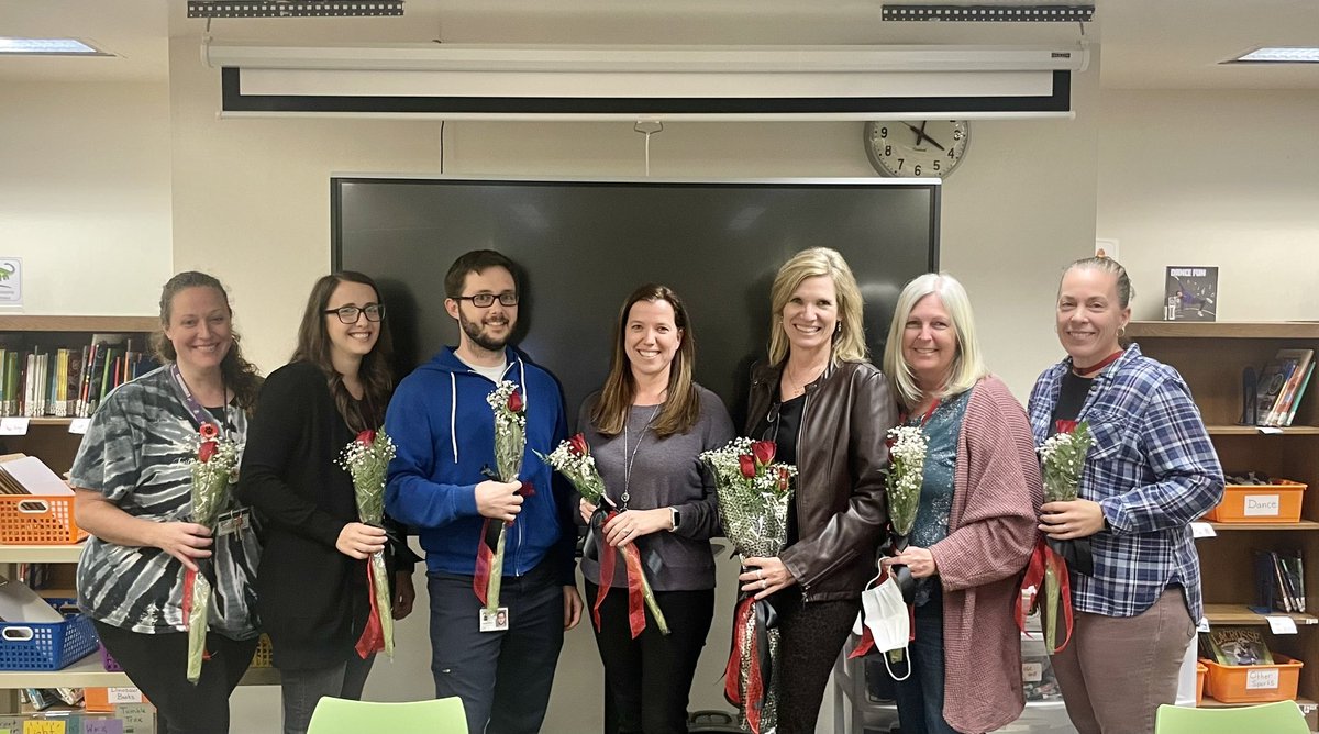 TRES_Principal's tweet photo. Congratulations to all recognized staff members this afternoon and to our TRES Teacher of the Year Barbara Cicmanec #together https://t.co/HrJ3Fc6VT4